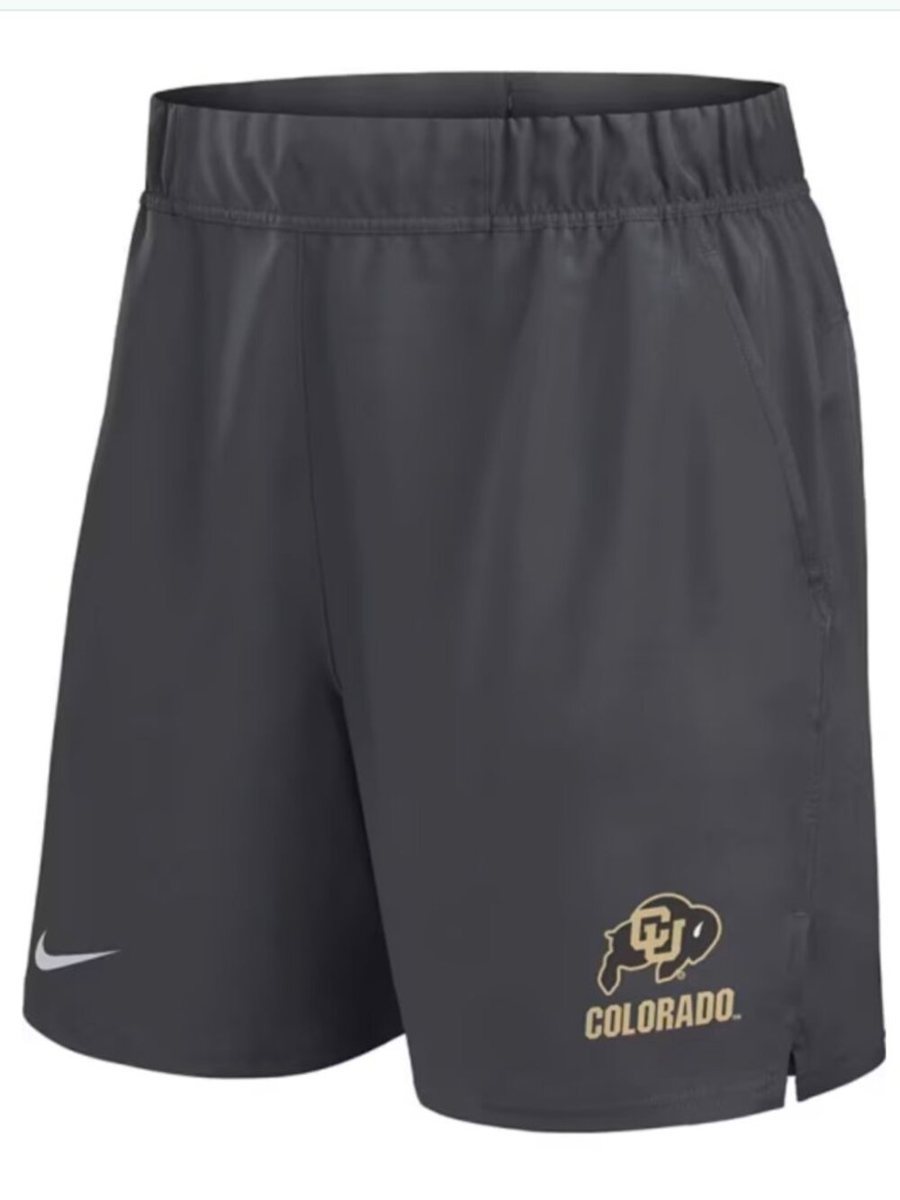 Nike Colorado Buffaloes Charcoal Arch Mascot Shorts Sz L